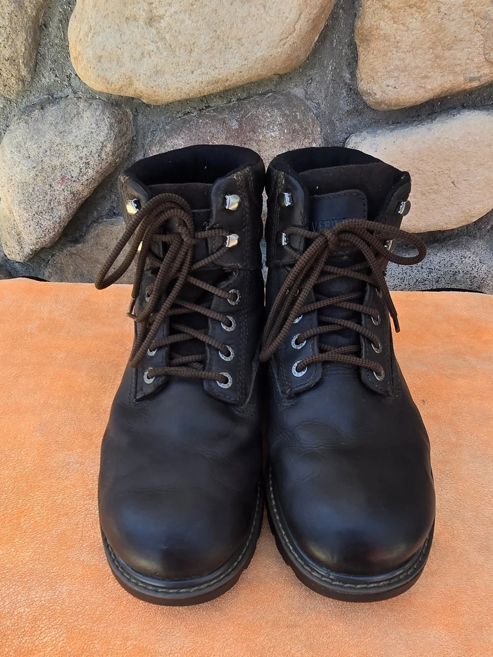 Wolverine Floorhand W10643 Waterproof Leather Work Boots Men’s 12M Brown.